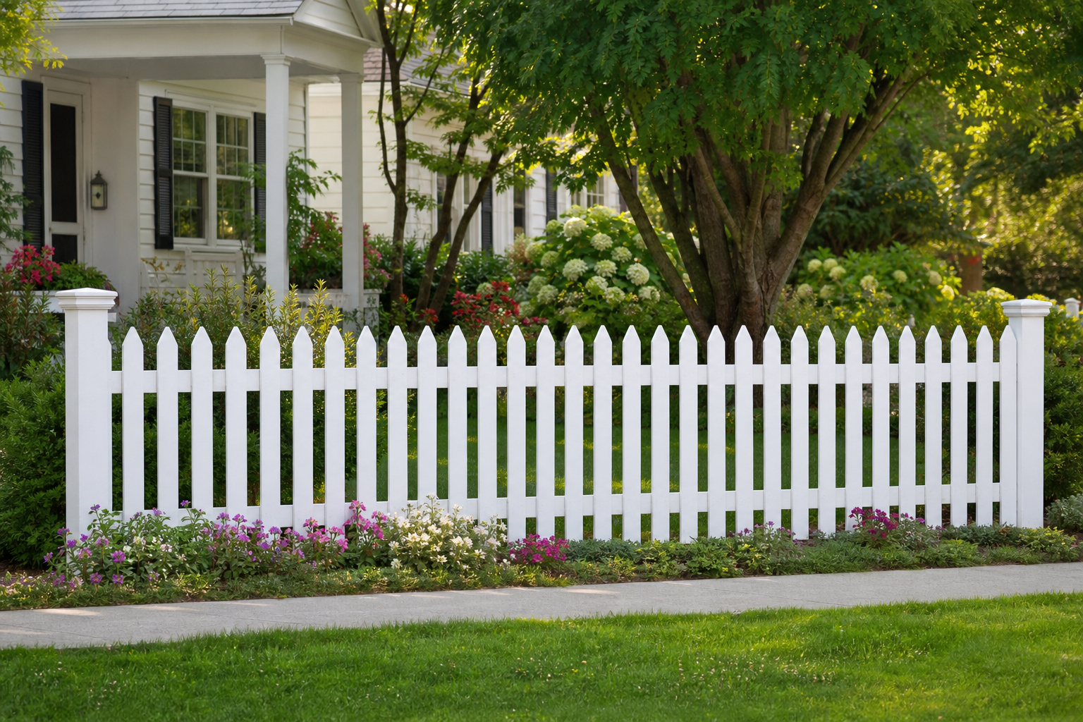 Picket fence installation